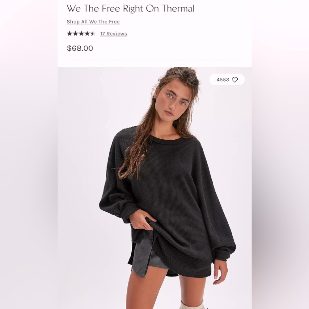 We the Free long sweater tunic!